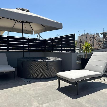 T&T Luxury Apartments - Rooftop Jacuzzi Atény Exteriér fotografie