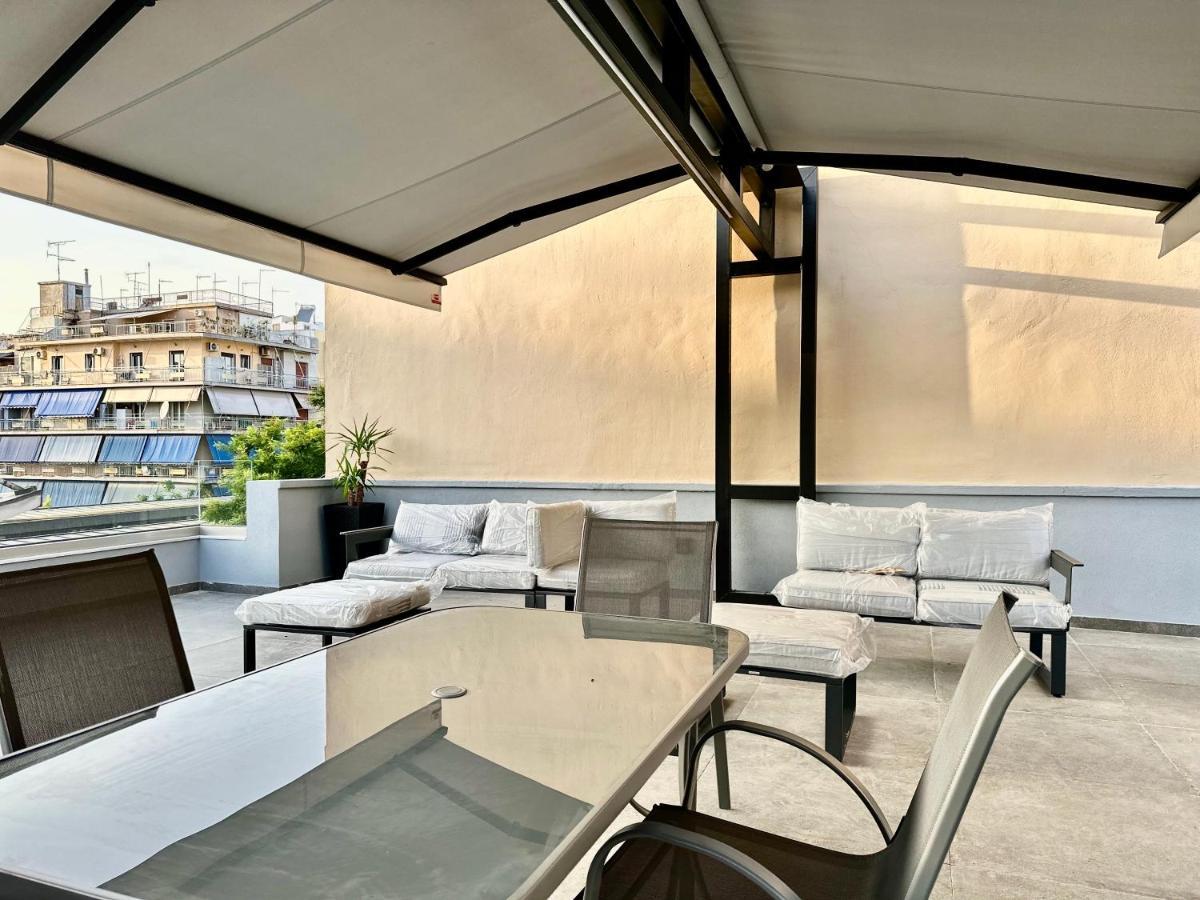 T&T Luxury Apartments - Rooftop Jacuzzi Atény Exteriér fotografie