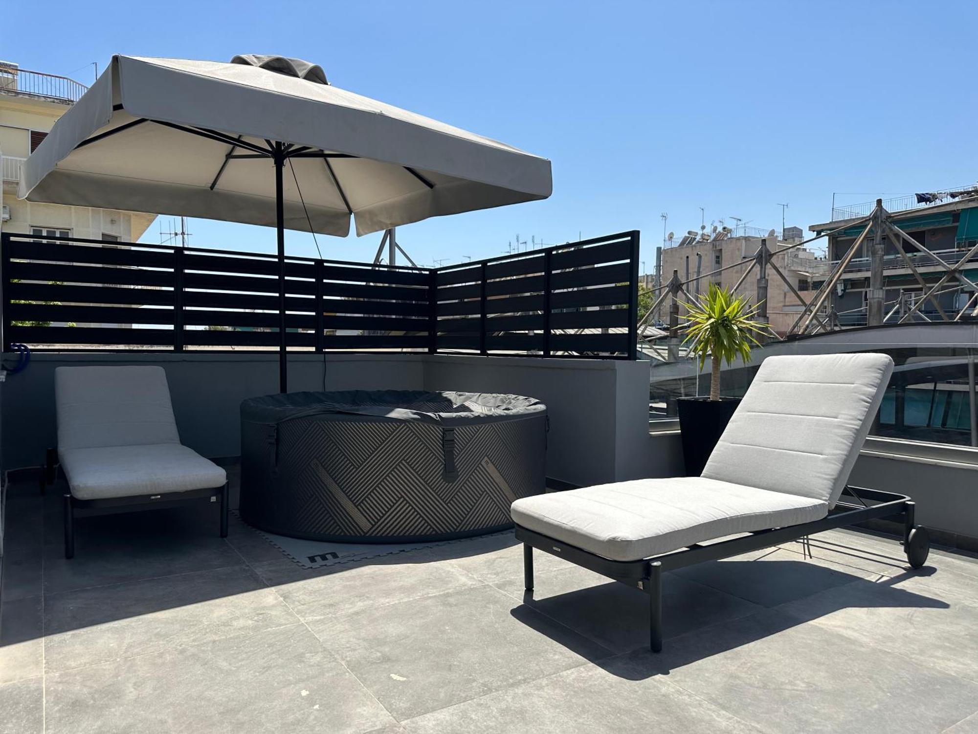 T&T Luxury Apartments - Rooftop Jacuzzi Atény Exteriér fotografie